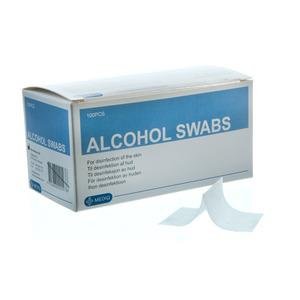 Alcohol Swabs 70% Isopropyl Alcohol, hold dine hænder rene bakterier og
