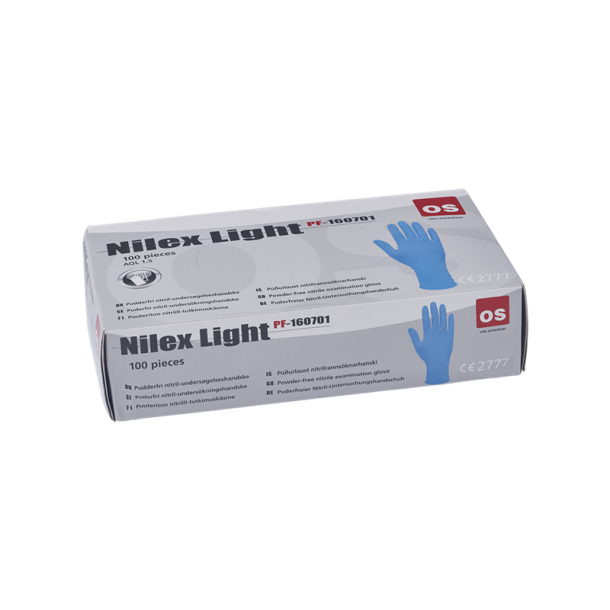 Handske Nilex Light bl - 1 pakke